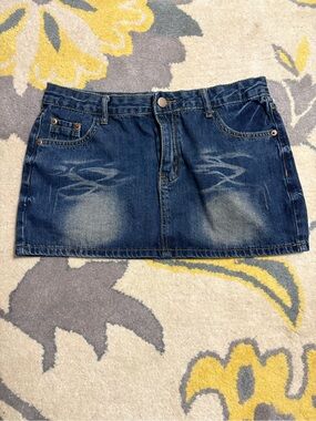 Fashion Nova Denim Mini Skirt